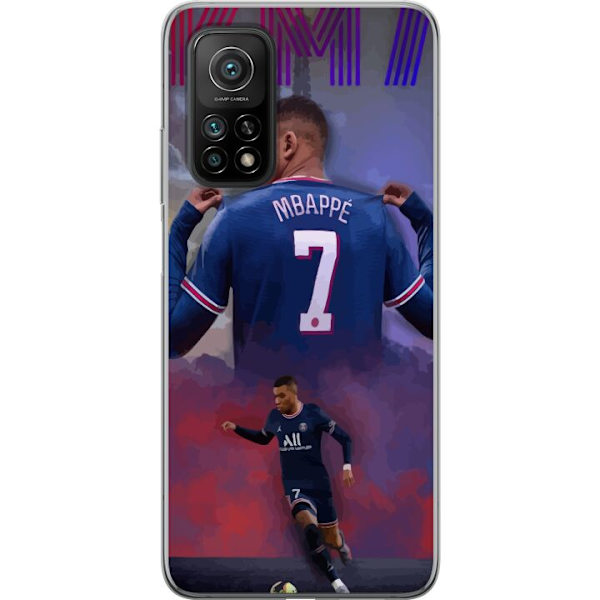 Xiaomi Mi 10T 5G Gennemsigtig cover MAP Fodbold Design Grafisk Mønster Moderne Sportsmotiv Trend Fodbold Populær Grafisk Stil Motiv