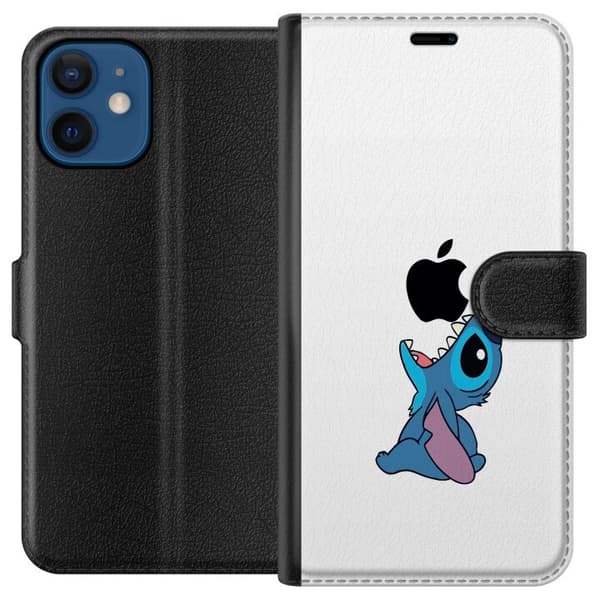 Kompatibel Tegnebogsetui til Apple iPhone 12 mini Stitch Apple