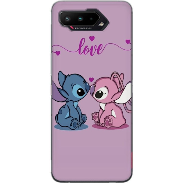 Asus ROG Phone 5 Genomskinligt Skal Lilo & Stitch – Angel Ed