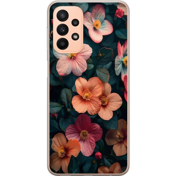 Kompatibelt Mobildeksel til Samsung Galaxy A23 Blomster