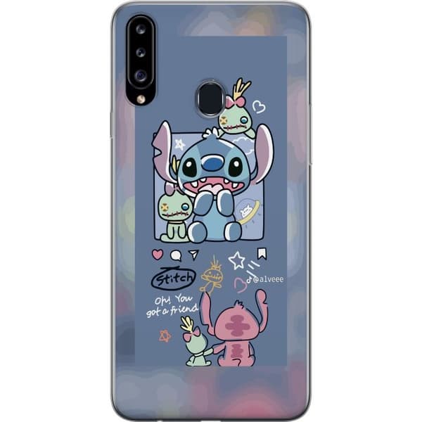 Kompatibelt Mobildeksel til Samsung Galaxy A20s Stitch Venner