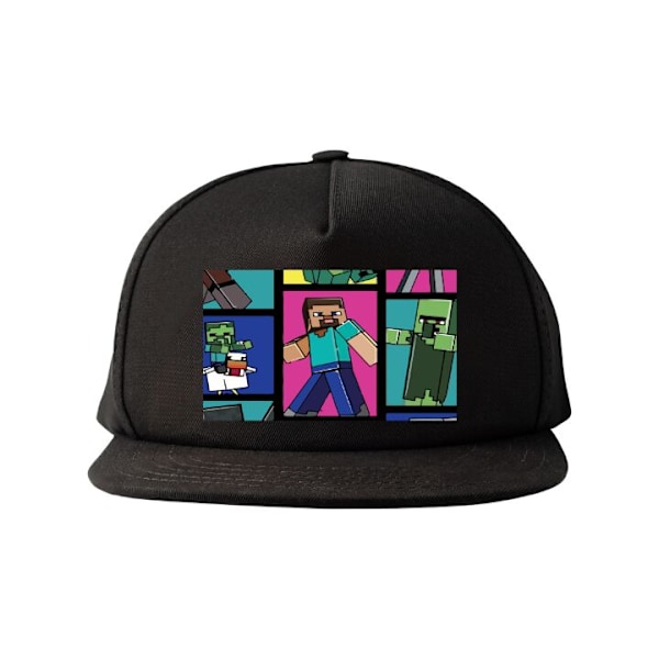 Snapback Aikuisille | Säädettävä Lippis Minecraft