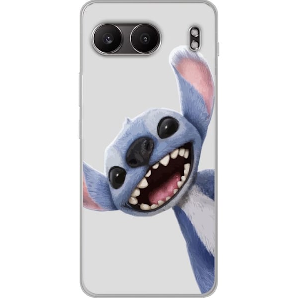 OnePlus Nord 4 Genomskinligt Skal Stitch i Fart – Kawaii Design för Fans & Barn