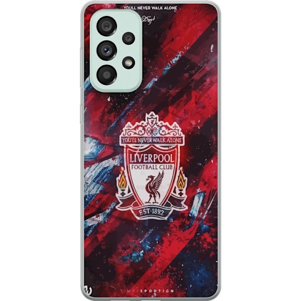 Samsung Galaxy A73 5G Läpinäkyvä kuori Liverpool