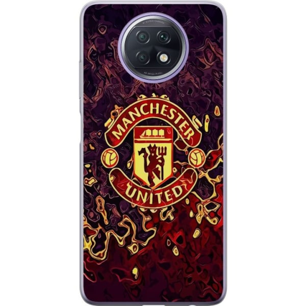 Xiaomi Redmi Note 9T Gennemsigtig cover Manchester United