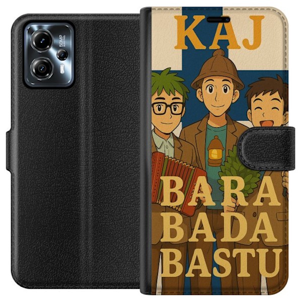 Motorola Moto G13 Lompakkokotelo Vain ota sauna KAJ