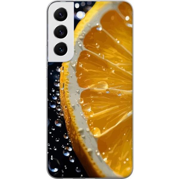 Samsung Galaxy S22 5G Gennemsigtig cover Appelsin