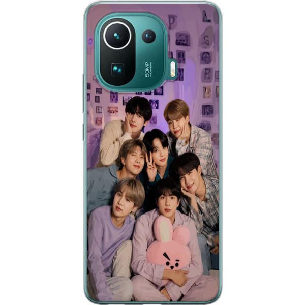 Kompatibelt Mobilskal till Xiaomi Mi 11 Pro BTS lila