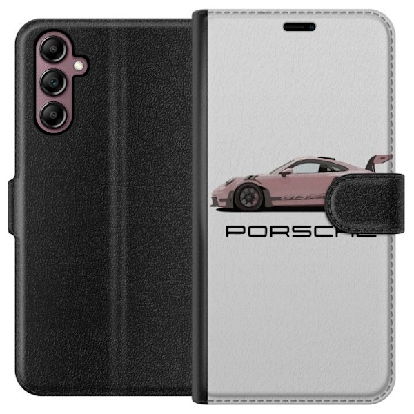 Samsung Galaxy A14 5G Tegnebogsetui Porsche 911 Pink