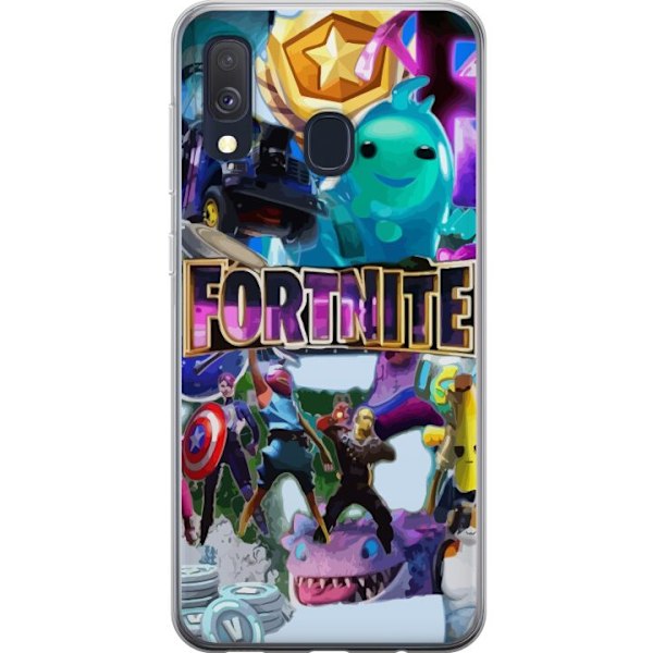 Samsung Galaxy A40 Gjennomsiktig deksel Fortnite