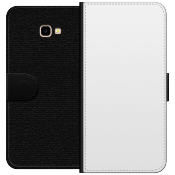Samsung Galaxy J4+ Musta Kotelo PU
