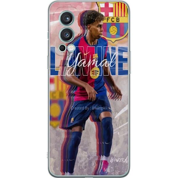 OnePlus Nord 2 5G Läpinäkyvä kuori Lamine Yamal FCB