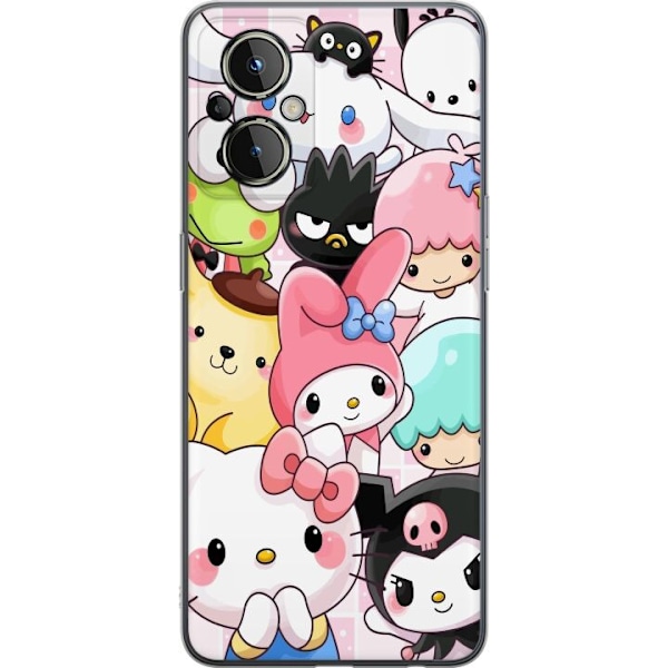 OnePlus Nord N20 5G Läpinäkyvä kuori Kawaii Sanrio Crew