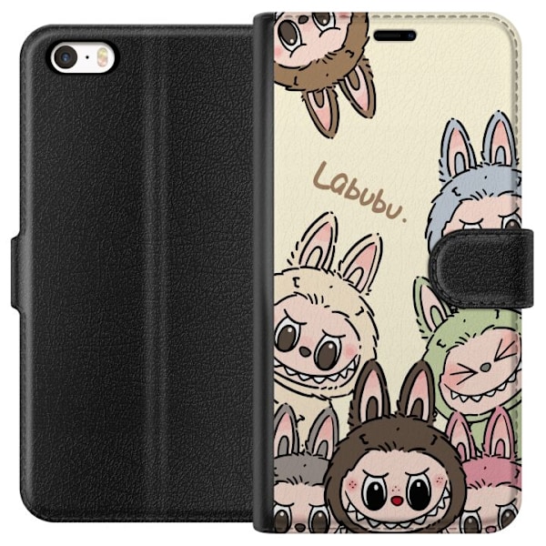 Apple iPhone 5s Plånboksfodral Labubu Pastel Collection