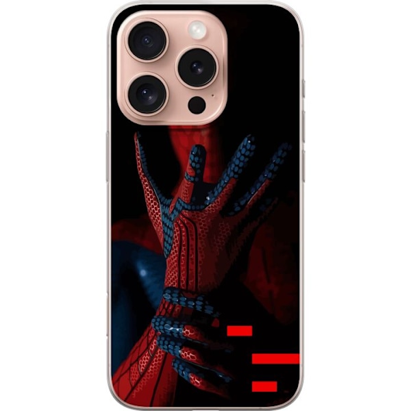 Apple iPhone 16 Pro Gennemsigtig cover Spiderman kraft