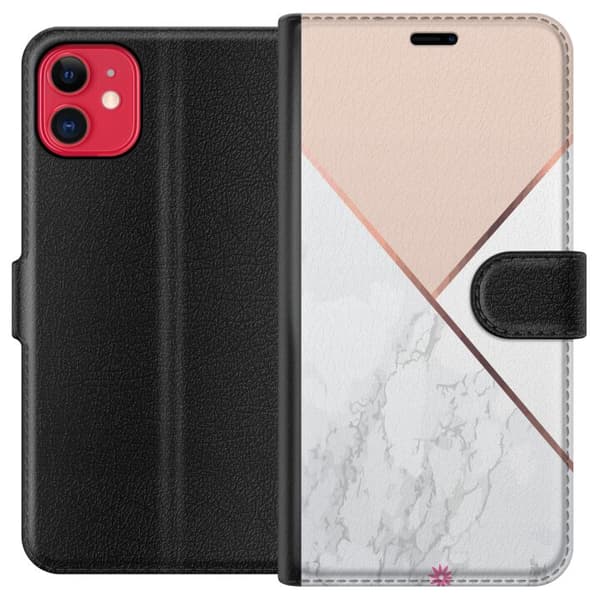 Kompatibel Tegnebogsetui til Apple iPhone 11 Mønster