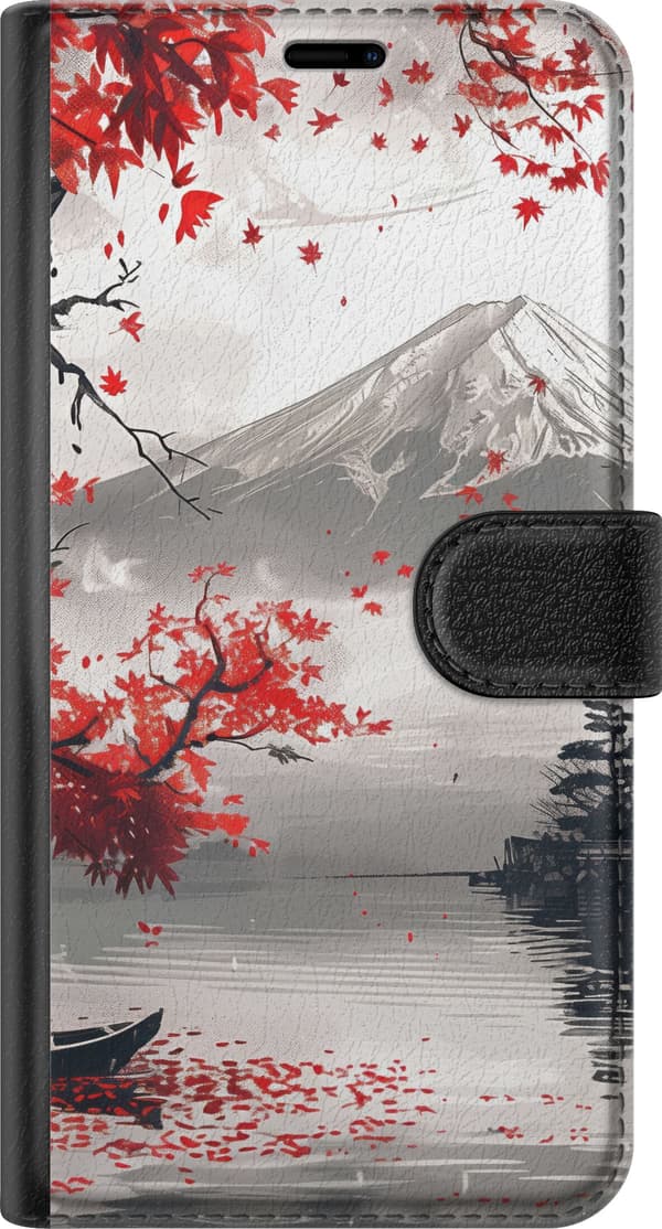 Kompatibelt Plånboksfodral till Apple iPhone 11 Pro Max Crimson Fuji röd