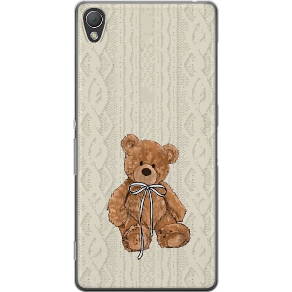 Sony Xperia Z3 Gennemsigtig cover Lille Teddy – klassisk teddy i enkel design
