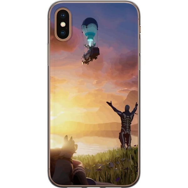 Apple iPhone XS Gennemsigtig cover Fortnite