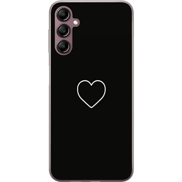 Samsung Galaxy A14 5G Gennemsigtig cover Hjerte
