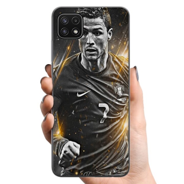 Samsung Galaxy A22 5G TPU Mobilskal Cristiano Ronaldo
