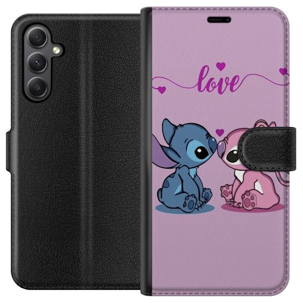 Samsung Galaxy S23 FE Lompakkokotelo Lilo & Stitch – Angel Edition
