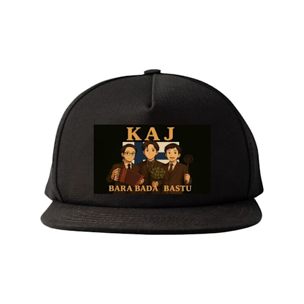 Snapback för Vuxen | Justerbar Keps Bara bada bastu KAJ svart one size