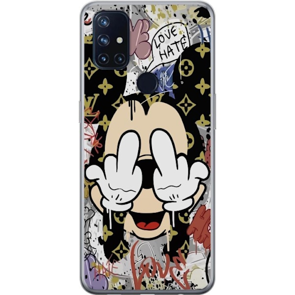 OnePlus Nord N10 5G Gennemsigtig cover Mickey Mouse