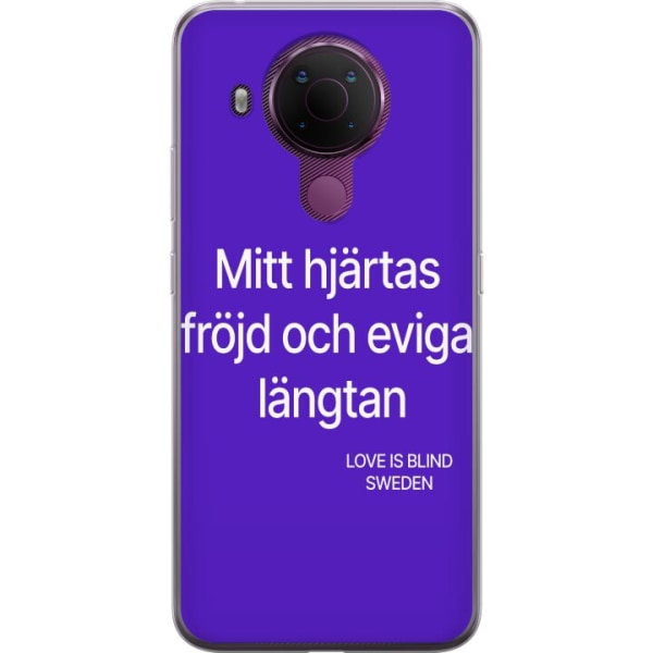 Nokia 5.4 Genomskinligt Skal mitt hjärtas fröjd och eviga l