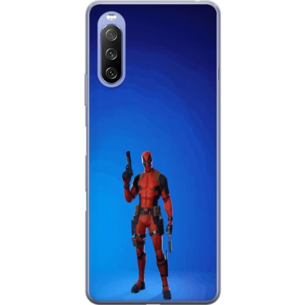 Sony Xperia 10 III Lite Gennemsigtig cover Fortnite - Spider-M