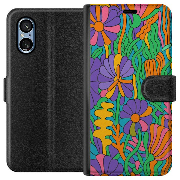 Sony Xperia 10 VI Tegnebogsetui Farveeksplosion