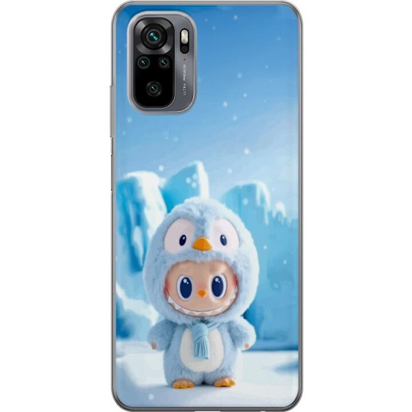 Xiaomi Redmi Note 10S Gennemsigtig cover sort ridder fortnite