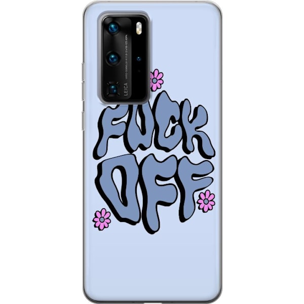 Huawei P40 Pro Genomskinligt Skal Fuck Off