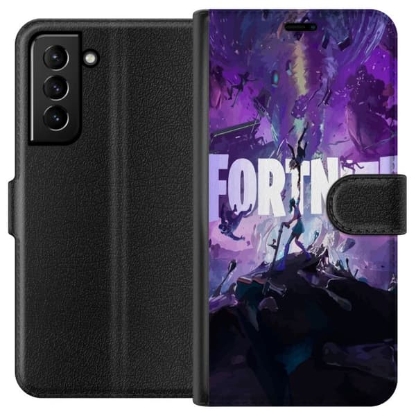 Kompatibel Tegnebogsetui til Samsung Galaxy S21+ 5G Fortnite