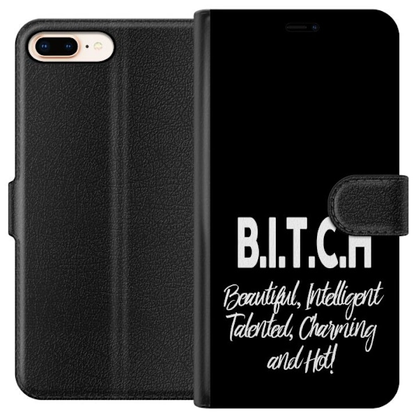 Apple iPhone 8 Plus Plånboksfodral Text