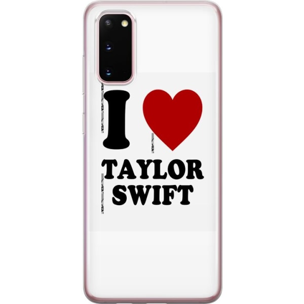Samsung Galaxy S20 Läpinäkyvä kuori Taylor Swift