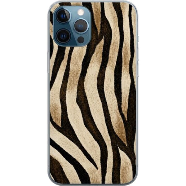 Kompatibel Mobilcover til Apple iPhone 12 Pro Savannestriber beige