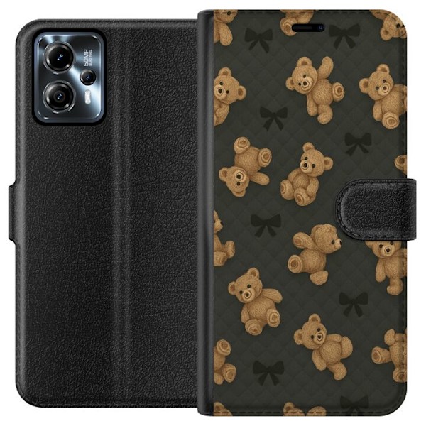 Motorola Moto G13 Tegnebogsetui Teddy Knus