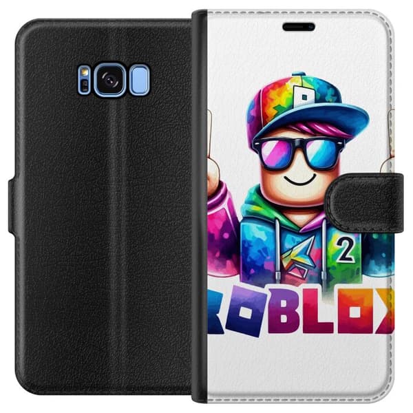 Kompatibelt Plånboksfodral till Samsung Galaxy S8 Roblox