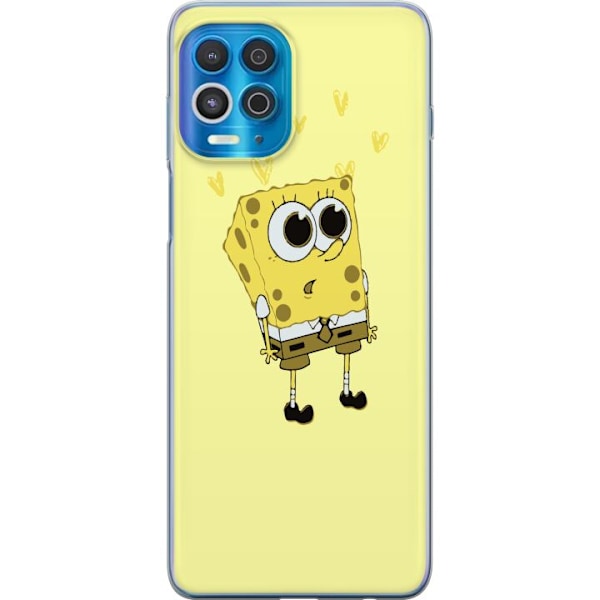 Motorola Edge S Genomskinligt Skal SpongeBob SquarePants