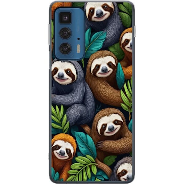 Motorola Edge 20 Pro Läpinäkyvä kuori Sengångarstil - rent