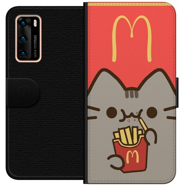 Huawei P40 Tegnebogsetui Mc D Kawaii