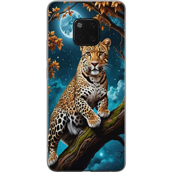 Huawei Mate 20 Pro Gennemsigtig cover Leopard