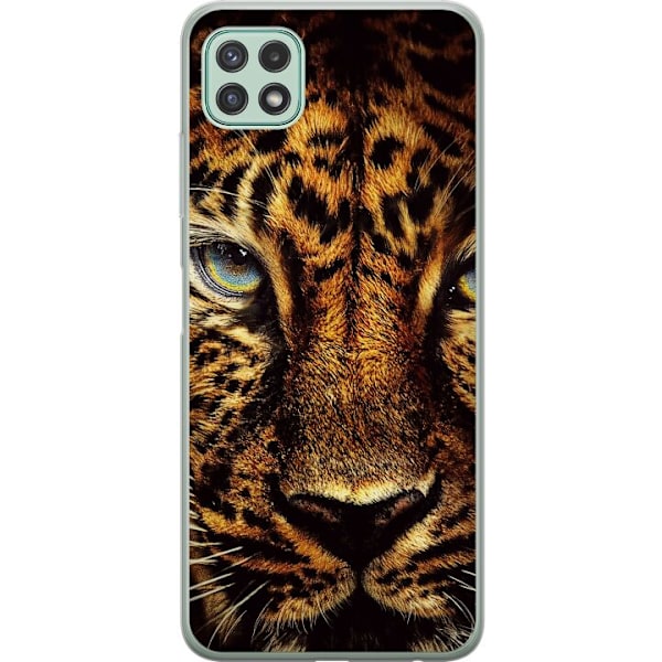 Samsung Galaxy A22 5G Genomskinligt Skal Leopard