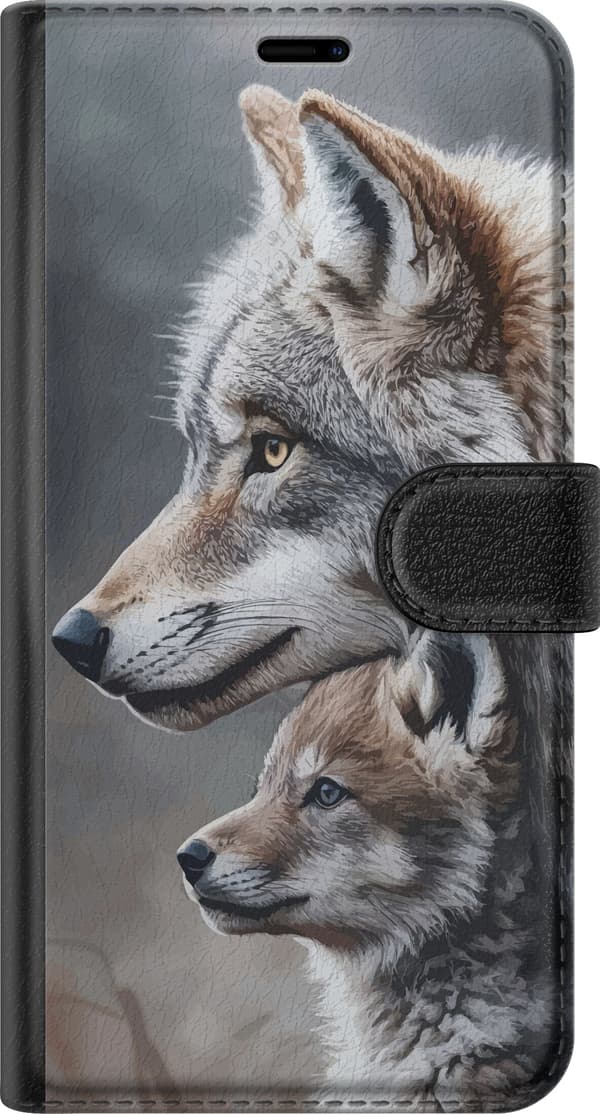 Kompatibel Tegnebogsetui til Samsung Galaxy A16 5G Ulve Vilde Ulv Dyr Mystik