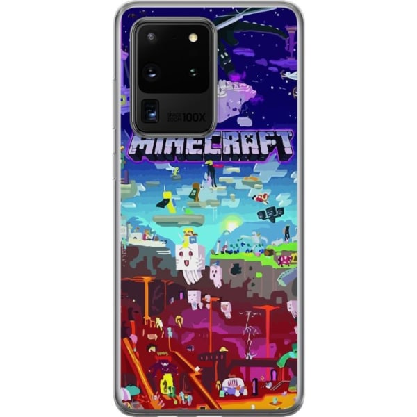 Samsung Galaxy S20 Ultra Cover / Mobilcover - Minecraft
