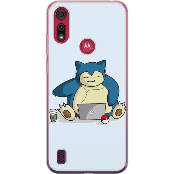 Motorola Moto E6s (2020) Gennemsigtig cover Pokemon Rolig