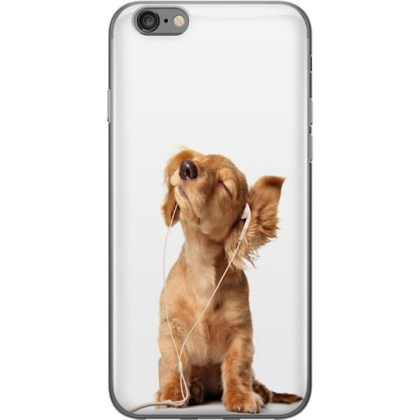 Apple iPhone 6s Läpinäkyvä kuori Koira
