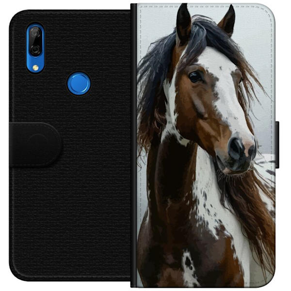 Huawei P Smart Z Lompakkokotelo Hevonen Eläimet Aihe Graafinen Suunnittelu Luonto Vahva Aihe Suosittu Taide Eläinten Teema Ratsastus