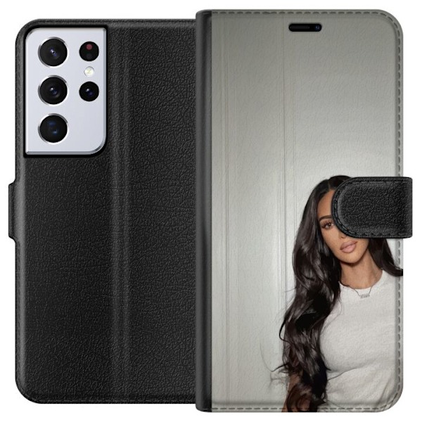 Samsung Galaxy S21 Ultra 5G Tegnebogsetui Kim Kardashian – Iconic Style Collection